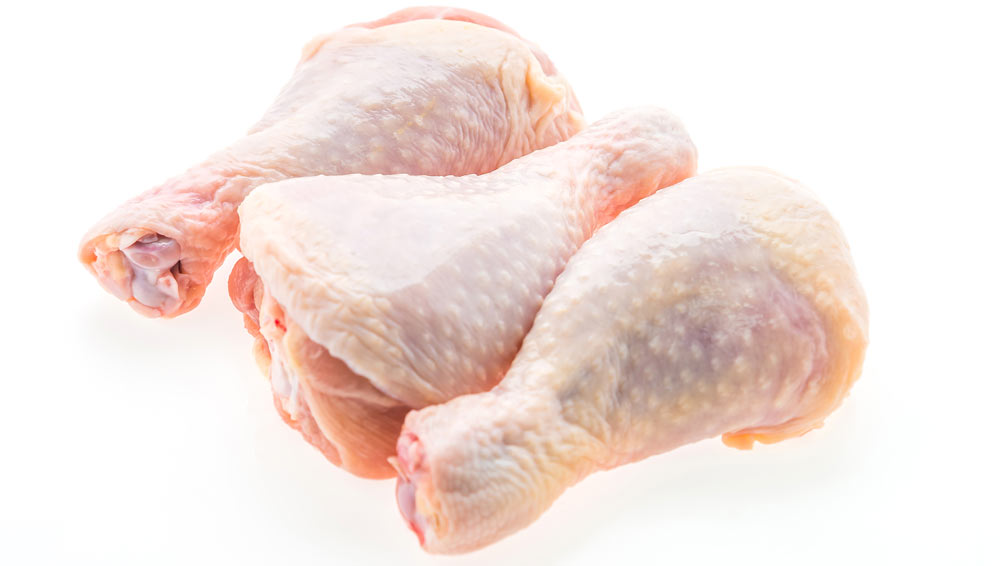 An example of raw chicken