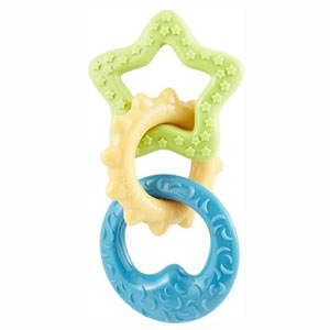 Nylabone Puppy Teething Rings (great example of teething toys for puppies)