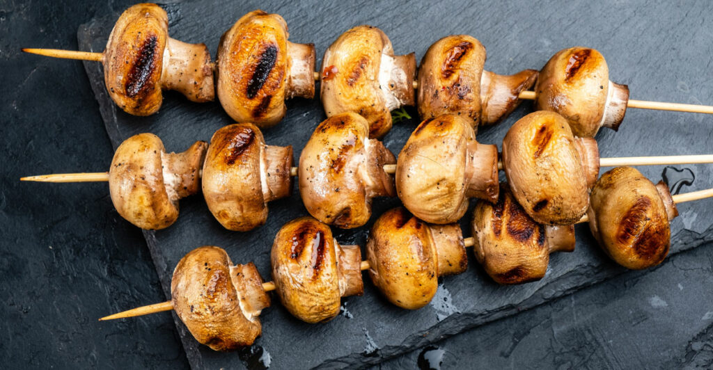 Cooked mushrooms are typically safe for dogs