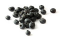 A picture of blueberries on a white background